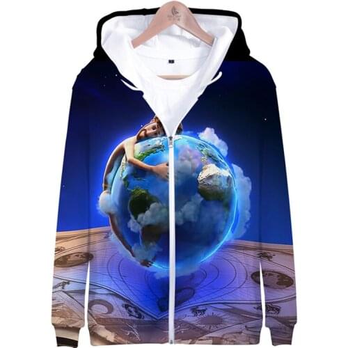 New Cute 3d Print LIL DICKY Earth Fashion Men Women Zipper Hoodies Jackets Long Sleeve Zip Up 3D Hooded Sweatshirts Pullover