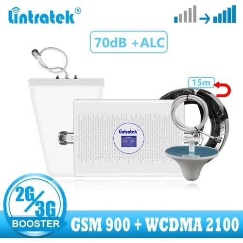 70dB repeater 2g 3g Cellular amplifier GSM 900 WCDMA Cellphone signal booster amplifier 900 2100 UMTS 2G 3G Repeater Booster
