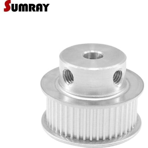 SUMRAY MXL 45T Timing Pulley 6/8/10/12mm Inner Bore Gear Pulley 11mm Belt Width Stepper Motor Belt Pulley for 3D Printer