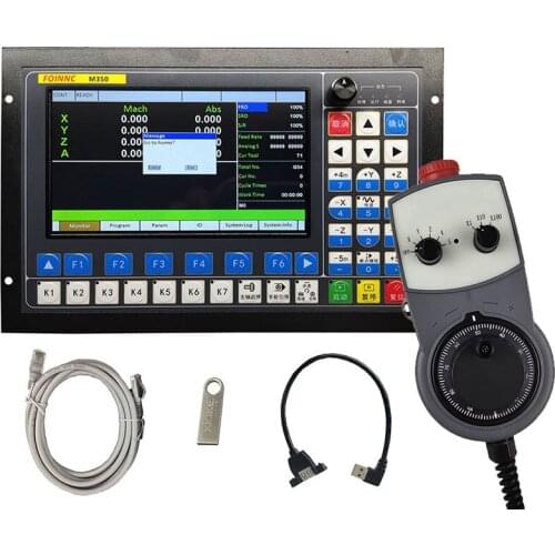 CNC kit M350 motion control system 3 axis 4 axis 5 axis Motor controller emergency stop electronic hand wheel engraving machine