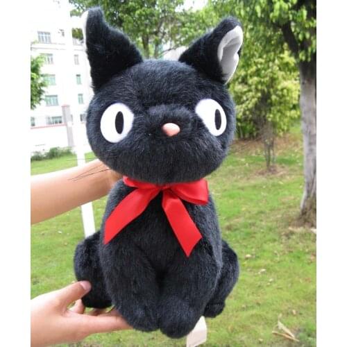 Studio Ghibli Hayao Miyazaki Kikis Delivery Service Black JiJi Plush Toy Mini Black Cat Kiki Stuffed Toy For Kid Plush Backpack