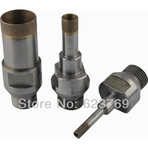 RZZ 4-70mm Glass Drill Bit Sintered Diamond Core Drill Bit Thread Shank G1/2'' Drill Bit L75mm