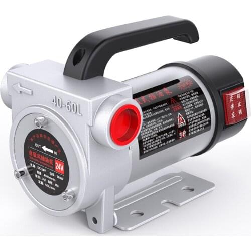 High-speed Oil Pump Forward and Reverse Oil Pump DC Refueling Pump Oil Suction Electric Diesel Self-priming Pump 24V/220V
