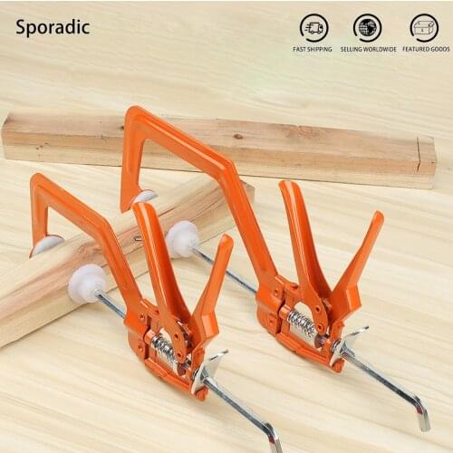 6 Inch Clip Quick Ratchet Release Speed Squeeze Wood Working Work Bar Clamp Clip Kit Spreader Gadget Tools DIY Hand Tool