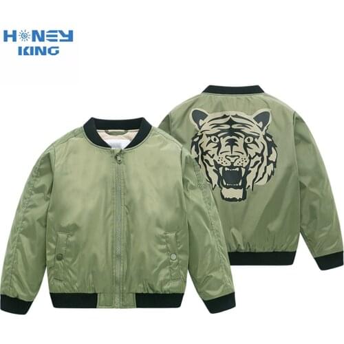 Winter Military Jacket Outwear Girls Boys Cotton Padded Army Bomber Jacket Coat Casual Baseball Jackets Toddler Kids Jacket