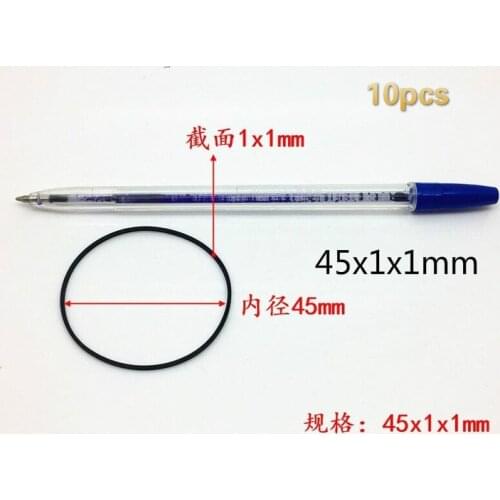 10pcs 45x1x1mm transmission drive belt for tape recorder / walkman / repeater / counter cassette deck