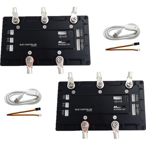 2pcs 300A 85V ESC Based on VESC75/300 For Robots Electric Surfboard Electric Hydrofoil Efoil E-bikes