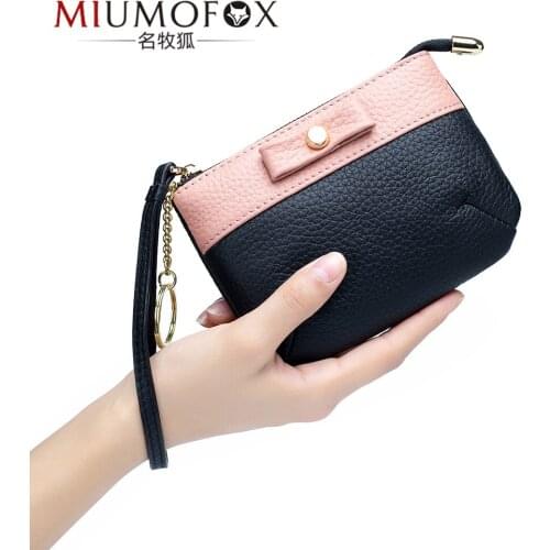 2020 Fashion Korean Women Clutch Bag Ggenuine Leather Womens Wallet New Ladies Cute Coin Purse Card Holder Big Capacity Purses