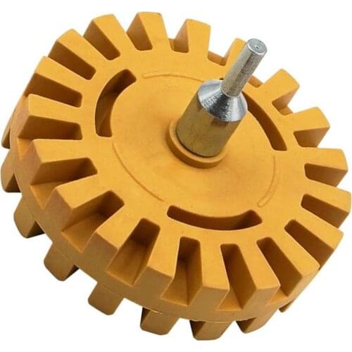 4 Inch Universal Rubber Eraser Wheel For Remove Car Glue Adhesive Sticker Auto Repair Paint Tool Rubber Eraser Wheel
