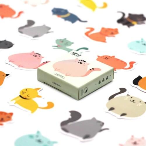 45pcs/pack Kawaii bookmarks for books paper sticker Cute Coffee cat pattern teacher gift school office accessories bookmarks