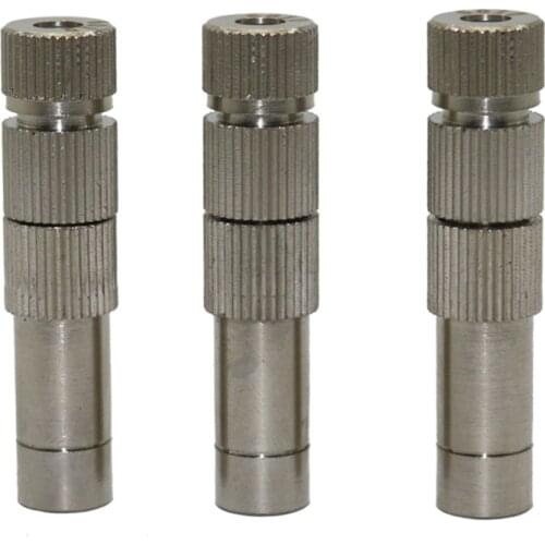 50 Pcs 8mm Anti-drip With Filter Slip lock Quick-Connect Low Pressure Copper 0.2-0.6mm Fog Nozzles Gareden Irrigation Sprinklers
