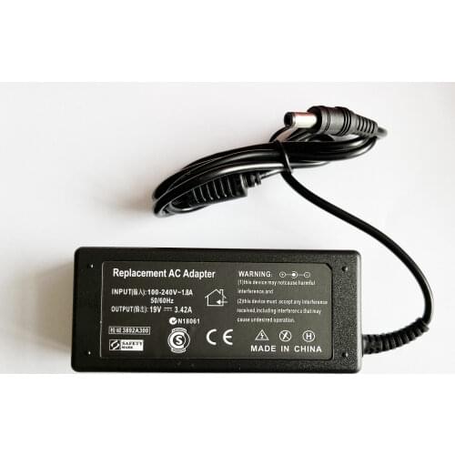 1PCS N101 Laptop AC Adapter for Lenovo/Asus/Toshiba/BenQ 19V 3.42A 5.5 X 2.5 MM AC Adapter Power Supply Charger