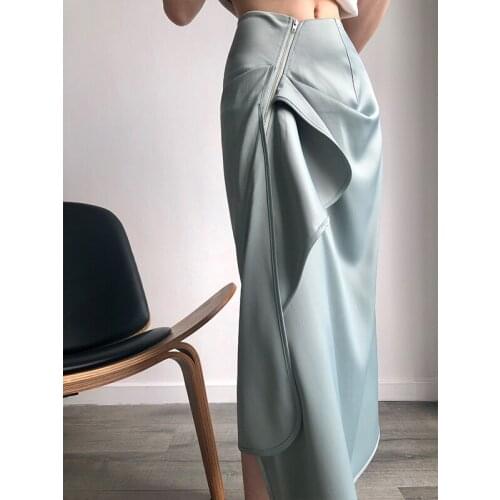 Irregular New Half ZHOUYI length Skirt Female