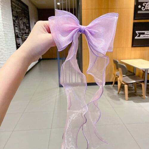 Lazy Tassel Elastic Hair Bands Hair Rope Ponytail Holder Bowknot Streamer Hair Scrunchie Ties