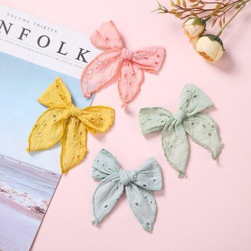 Baby Hair Clips Girls Hollow Hairpins Candy Color Infant Embroidery Barrettes Cute Children Princess Hair Accessories 2Pcs/Lot