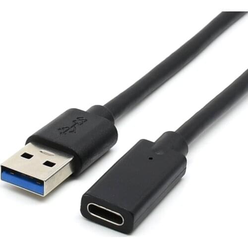 Type-c cable USB3.0 male to USB-C female data cable 20cm