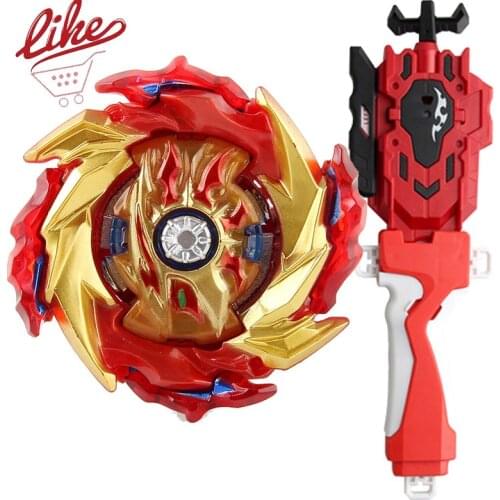 Laike Burst Superking Red B-174 Limit Break DX B174 Spinning Top with Launcher Handle Set Toys for Children