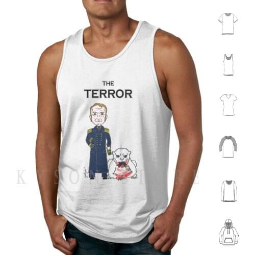 Francis Crozier Tank Tops Vest 100% Cotton Francis Crozier Hmsa Terror The Terror Artic Expedition Sea Royal Navy