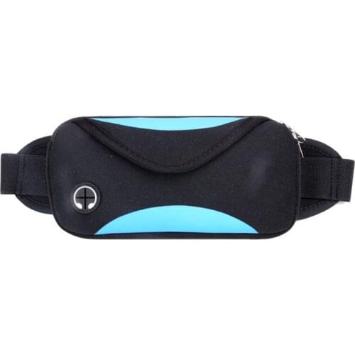 20PCS / LOT Fashion Unisex Waist Pack Men Waterproof Fanny Pack Women Belt Waist Bag Male Phone Wallet Pouch Bag Patchwork Black