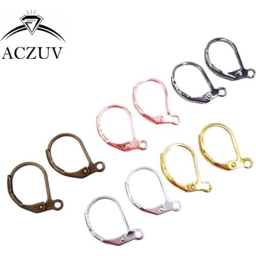 Wholesale 1000pcs 10x15mmFrench Leverback Earring Hooks Findings Earring Clasps Earwires EGPJ001