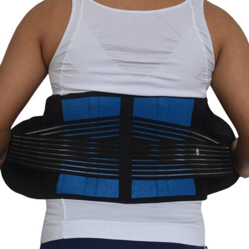 Large Size 3XL 4XL 5XL 6XL Double Pull Breathable Waist Support Brace Lumbar Orthopedic Corset Brace Lower Back Support Belt