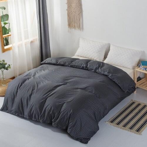 1 pc Duvet Cover No Pillowcase Single Double Queen King Size housse de couette Lattice Style Bed Covers For Adult Bedclothes