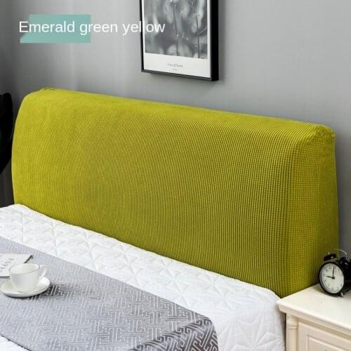 Simple Nordic Style All Inclusive Bed Head Cover Dustproof Thickened Headboard Bedspread Springy Protective Home Textile