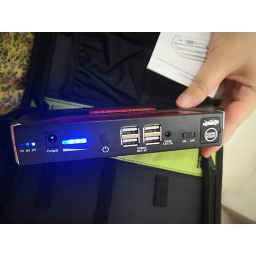 Car Jump Starter 80000mAh 12V 4USB battery charger pack for auto vehicle starting And Laptop Power Bank