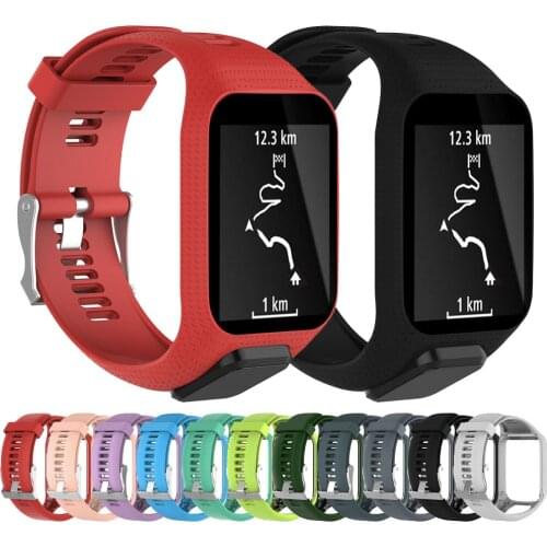 Watchband For TomTom Runner 2 3 Spark 3 GPS Wrist Band Strap For Spark 3 Music Cardio Replacement Silicone Bracelet Watch band