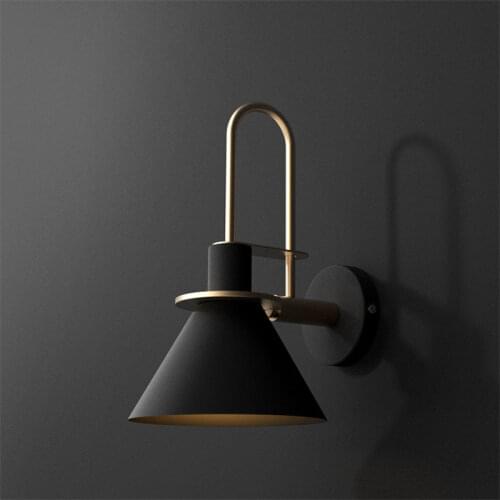 Nordic Loft Bedside Led Wall Lamp Mirror Light Modern Bathroom Light Living Room Decoration Wall Sconce E27 Lighting Fixtures