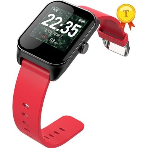 1.3inch Color Screen red Smart Bracet Fitness Tracker heart rate timing monitoring Blood Pressure Bluetooth 4.0 Sports Smartband