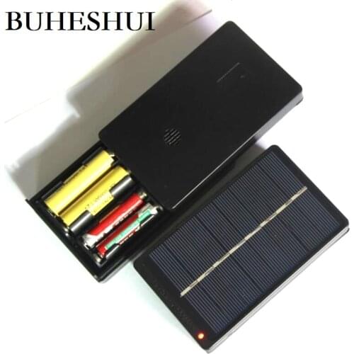 BUHESHUI 1W 4V Solar Panel With Base For AA AAA Battery Solar Cell For 1.2V 2xAA 2XAAA Rechargeable Battery Charging Directly