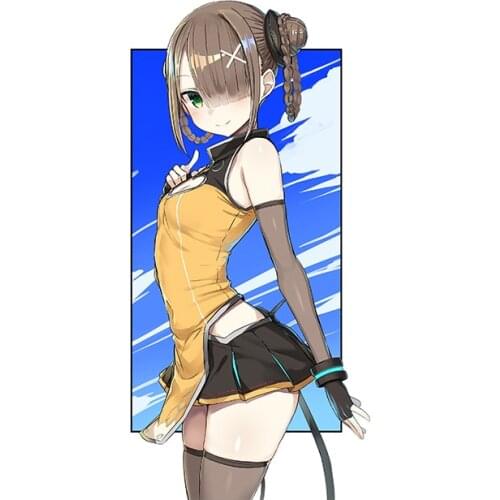 13cm x 6.4cm for Femboy Hooters Furry Car Sticker Waterproof Refrigerator Surfboard Decal Graffiti Vinyl Car Wrap