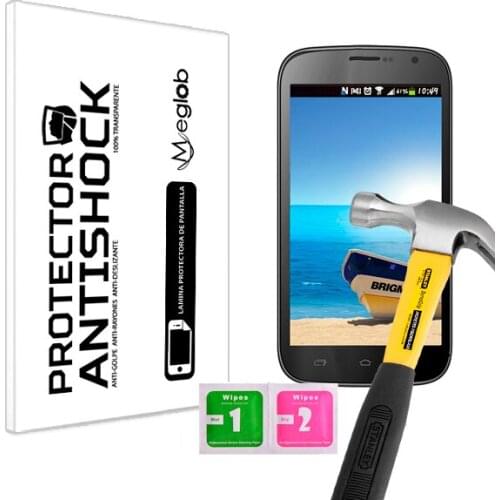 Protector de Pantalla Anti-Shock Anti-Golpe Anti-arañazos Compatible con Brigmton BPhone 500 QC