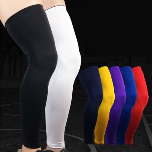 1Pc Cycling Leg Warmer Basketball Leg Sleeve Compression Running Socks Calf Support Brace Protector Knee Pad Football Shin Guard