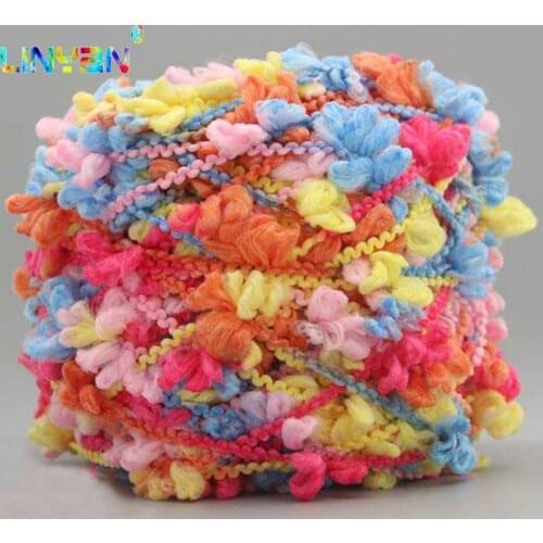 100g*3 pieces Space dye Loop yarn Hand Knitting yarn Crochet threads DIY Knit scarf yarn Thick Crochet Chunky Acrylic t49