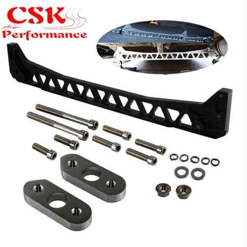 Billet Aluminum Rear Subframe Brace Mount Fit For 96-00 Honda Civic EK EJ