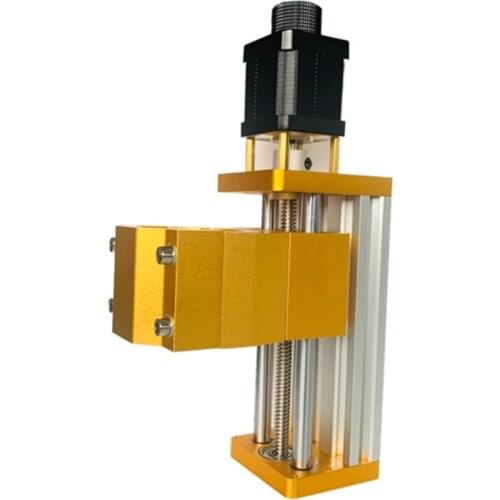 Z-Axis Screw Aluminium Slide Table 85mm Stroke Linear Actuator Kit Apply Nema17/52 42/57 Stepper Motor Spindle Hole 52mm Promoti