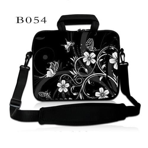 Flowers 13.3 15 14 13.3 15.6 17 17.3 Laptop Shoulder Bag For Women Sleeve Case Tablet Briefcase 10 11.6 12 12.1 13Netbook Pouch