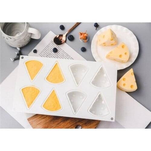 Cake Mold Cheese Shaped Cake Mold For Baking Dessert Ring Art Mousse Silicone 3D Mould Silikonowe Moule Pan Pastry Tools