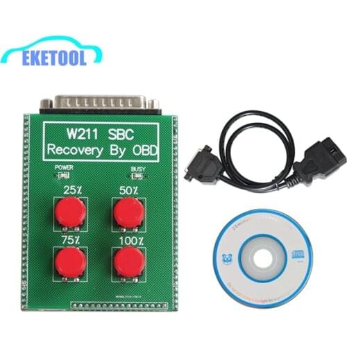 W211 SBC Recovery by OBD ABS/SBC Tool For Mercedes-Benz SBC Reset Tool With SBC systems OBD2 Repair Code C249F