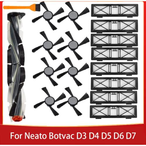 Combo Brush blade brush and bristle brush Beater for Neato Botvac D3 D4 D5 D6 D7 connected D series Vacuum Cleaners kit parts
