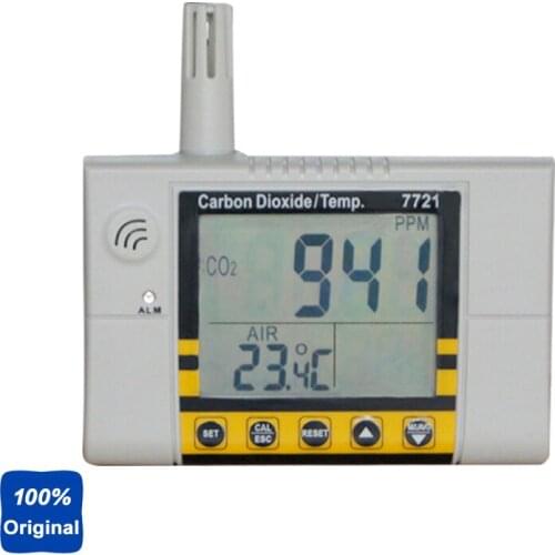 Wall Mount Indoor Air Quality Tester CO2 Meter TEMP. Monitor AZ-7721
