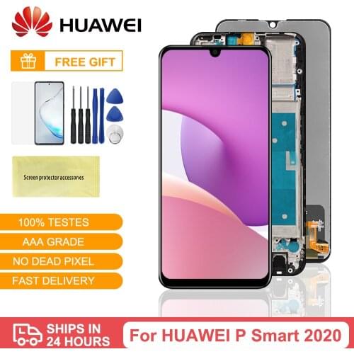 Original 6.21" For Huawei P Smart 2020 LCD Display Screen Touch Digitizer Replacement Parts P Smart 2020 POT-LX1A POT-L21A