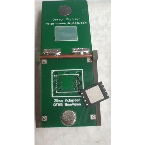 QFN8 Flip Burning Socket WSON8 8mm*6mm Universal QFN8 to DIP8 WSON8 to DIP8