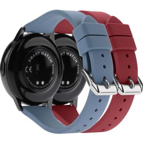 20mm 22mm Silicone Strap for Samsung Galaxy Watch 4/Classic/3/46mm/42mm/active 2 Gear S3 /S2 Bracelet Huawei GT/2/GT2 Pro Band