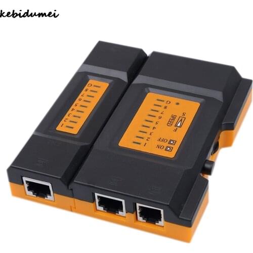 Kebidumei CY-468A Network Cable Tester Verify Networking Cable Tester RJ45 + RJ11 LAN Ethernet Tool Printer USB Cable Testing
