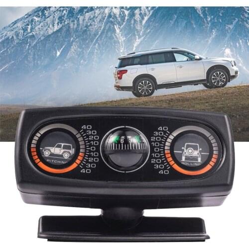 Decoration Inclinometer Compass Decoration Car Accessories Inclination Tool Level Wave Instrument Adjustable Bracket