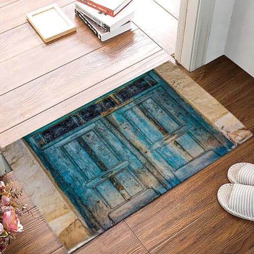 Vintage Door Bath Rugs Christmas Doormat Non-Slip Door Mat Carpet Bathroom Accessories Customizable