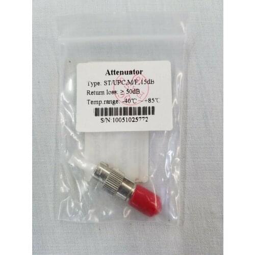 Fiber Attenuator, ST/UPC, Female to male